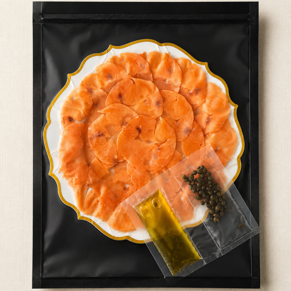 Carpaccio di Salmone empacado