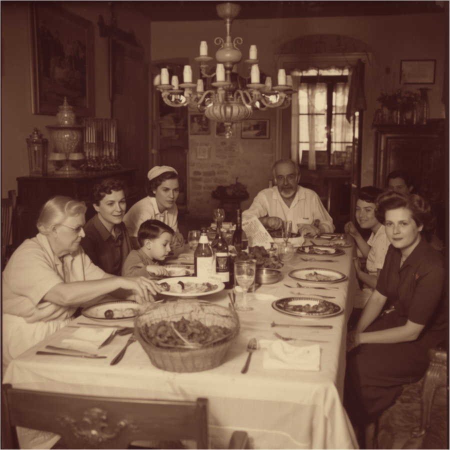 La Nonna María y Pietro
